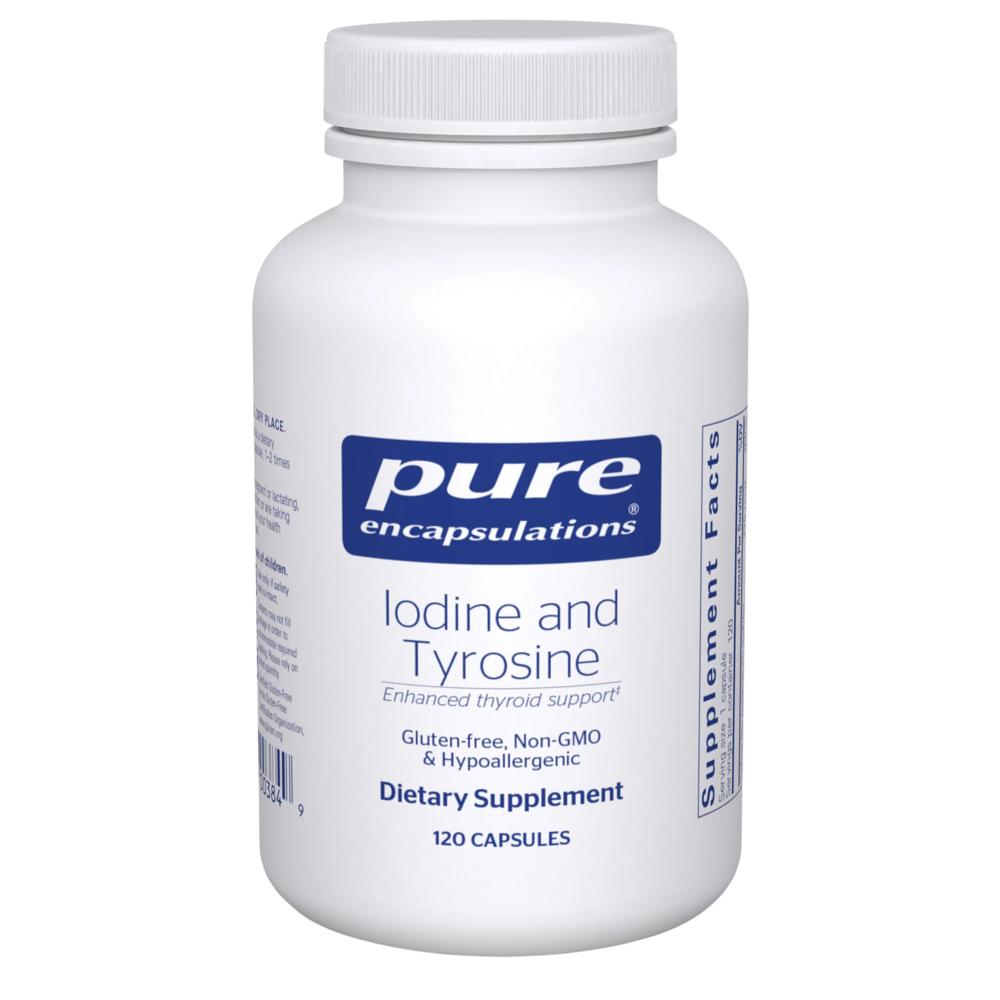 Pure Encapsulations Iodine Tyrosine 1 Pcs 120 Tablets