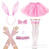 Easter halloween bunny headgear set cosplay props rabbit ears headband party headband