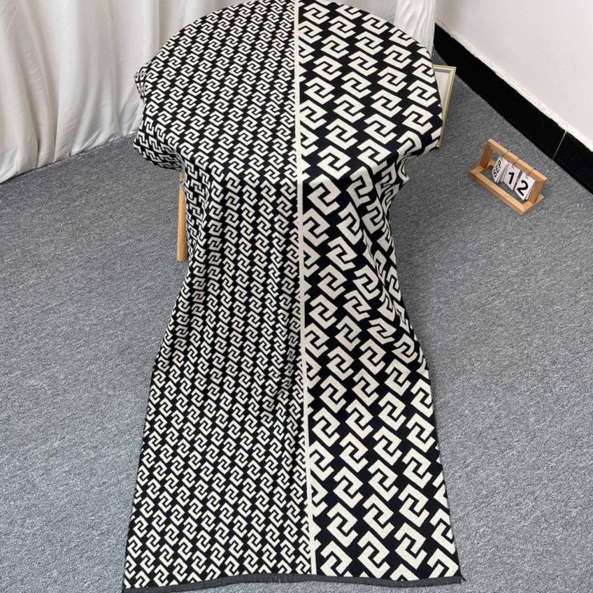 Autumn and Winter Imitation Cashmere Scarf, Women's Air-conditioned Room Long Outer Shawl, Double-sided Warm Scarf