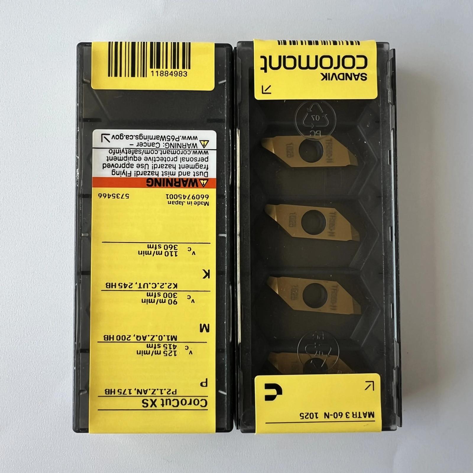 

SANDVIK / MATR360-N 1025 / Industrial indexable Carbide Inserts 10 Pcs