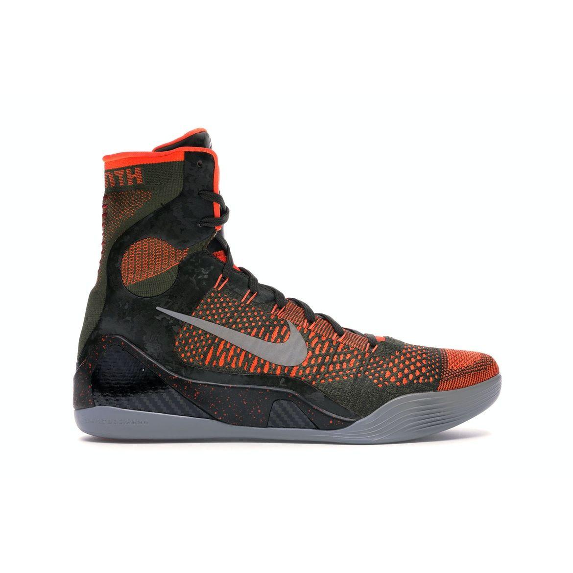 

Мужские кроссовки Nike Kobe 9 Elite Strategy Orange Sequoia Reflect-Silver 630847-303