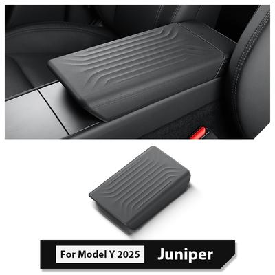 For Tesla Model Y Juniper 2025 2026 Central Armrest Cover TPE Center Console Lid Protector Box Case Interior Accessories 2025+
