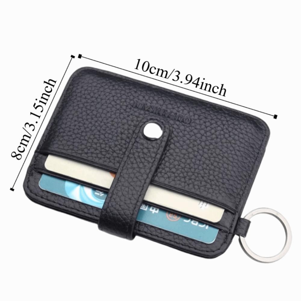 Practical Waterproof Credit Card Bag Portable Hasp Closure Mini Coin Pocket Wear-resistant Multifunction Small ID Holders Unisex