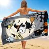 1Pc Snoopy'S Halloween Night Beach Towel Quick Dry Multiuse For Beach Pool Gym Yoga Home Travel Christmas Halloween Xmas Gift S1505