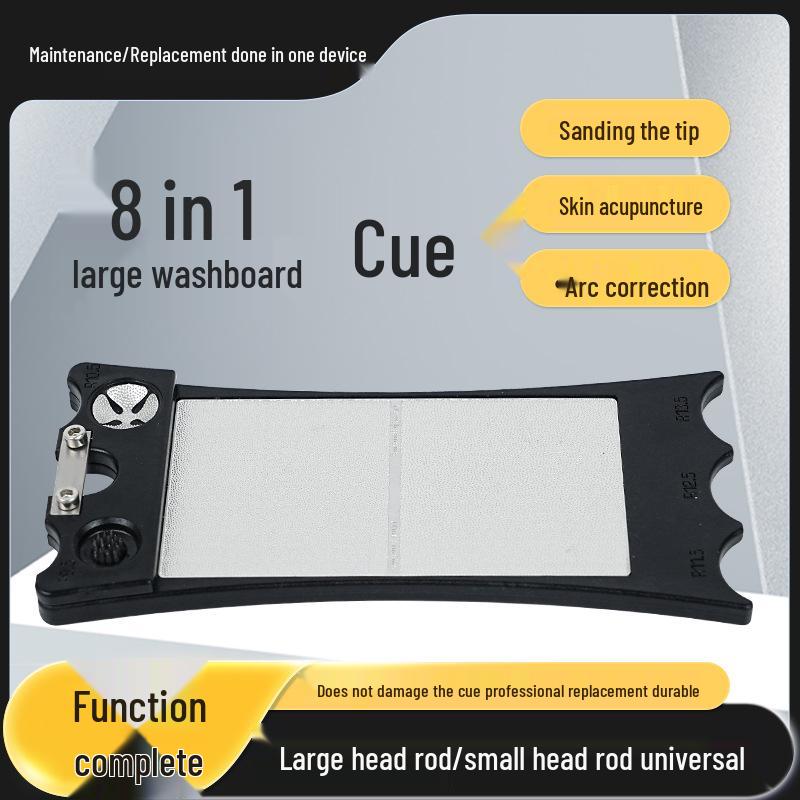 Multi-Function Billiard Cue Tip Repair Tool & Accessories