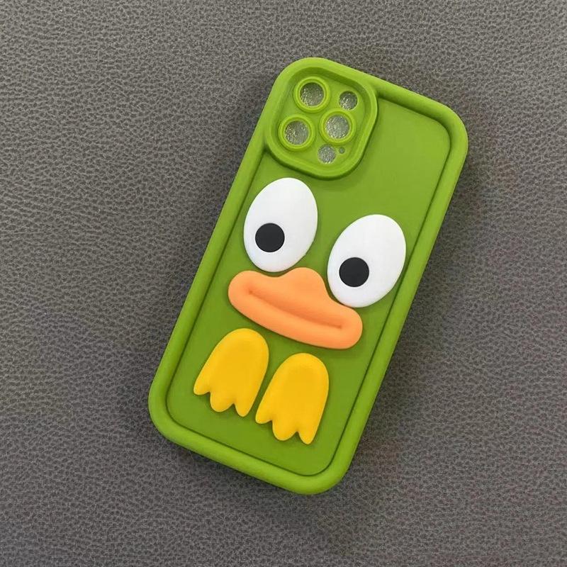 Three-dimensional sausage duck applies to Transsion INFINIX mobile phone case personalized creative CAMON 40 fun cartoon soft case