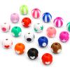 530Pcs Acrylic Beads Colored Balls Loose Spacer Beads For Diy Jewelry Finding Making