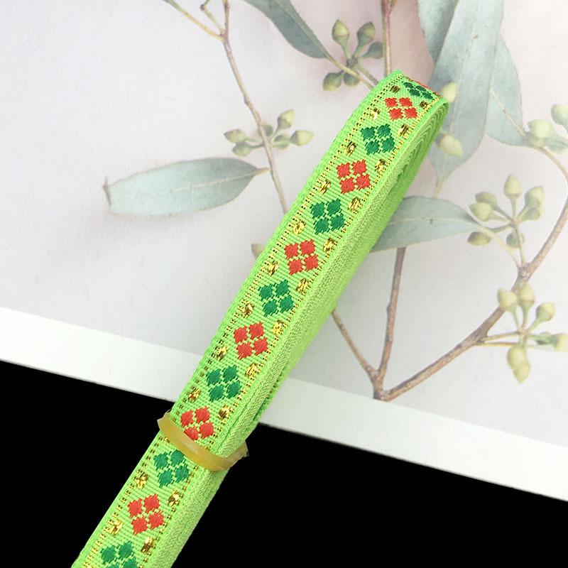 1cm Ethnic Embroidery Lace Trim for Dance Costume and Clothing Accessories