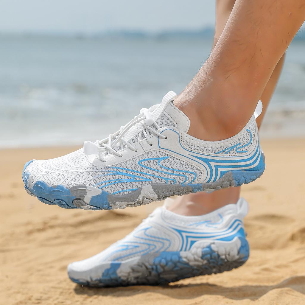 Outdoor Creek Shoes Five-finger Beach Shoes Quick-drying Wading Swimming Shoes Men's and Women's Casual Barefoot Indoor Fitness Shoes