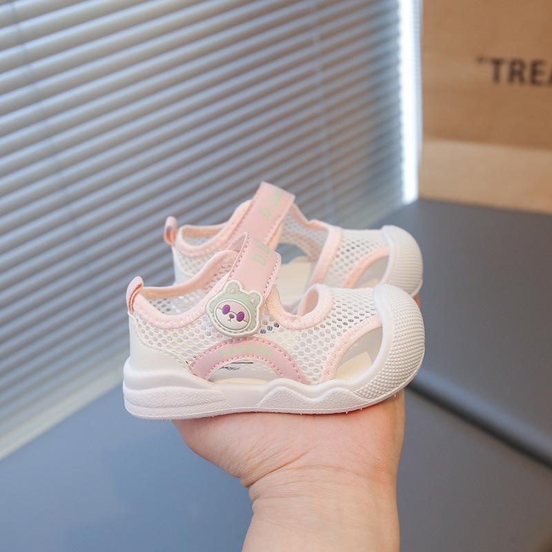 Walkable Flip-flops for Girls, Baby Shoes, Soft Sole, Functional Flip-flops 16 розовый