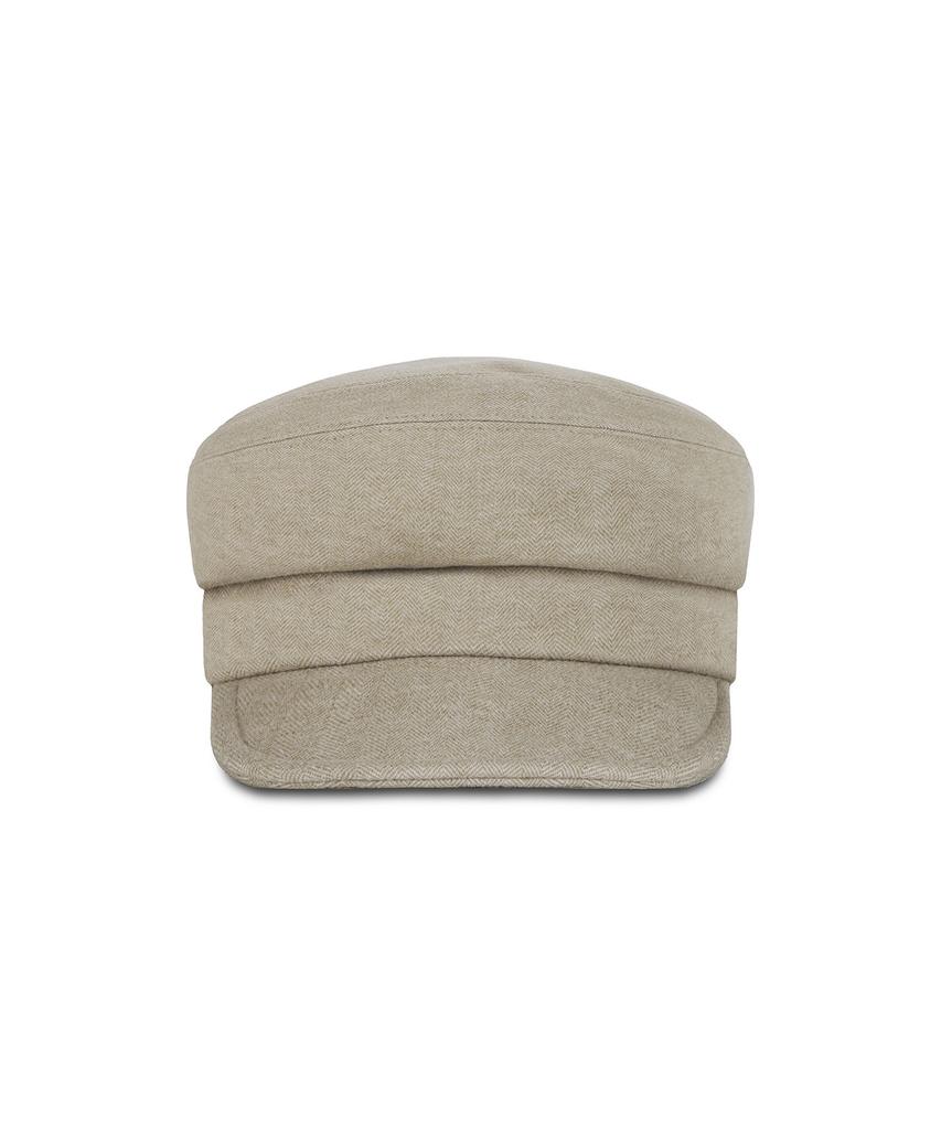 Bajal Va Studded Balloon Bellboy Cap Beige