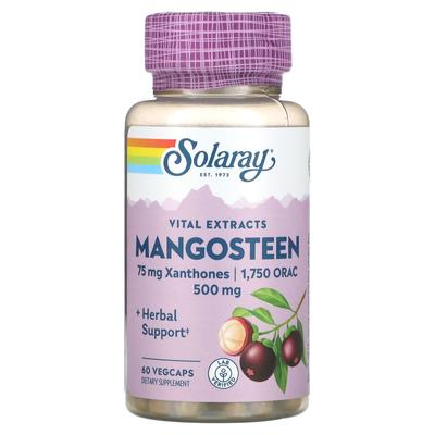 Mangosteen Fruit Extract, 500 Mg, 60 Veggie Capsules