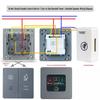 86-Type Hotel Door Switch: Do Not Disturb, Clean Now, Doorbell & LED Indicator