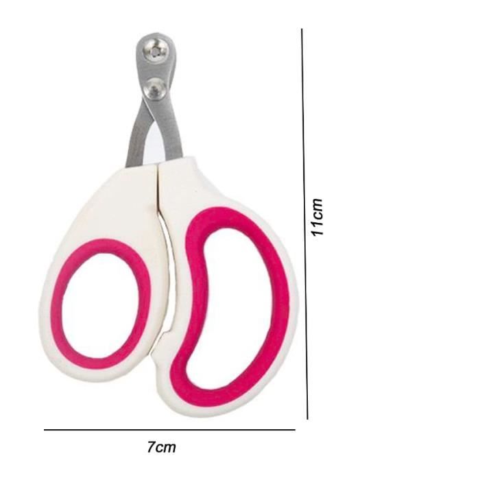 Coupe Ongles - Acier Inoxydable - Ergonomique - 2mm Trou Conique