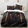 Supernatural Logo Bedding Set Duvet Cover Bed Set Quilt Cover Pillowcase Comforter King Queen Size Boys Adult Bedding Set963