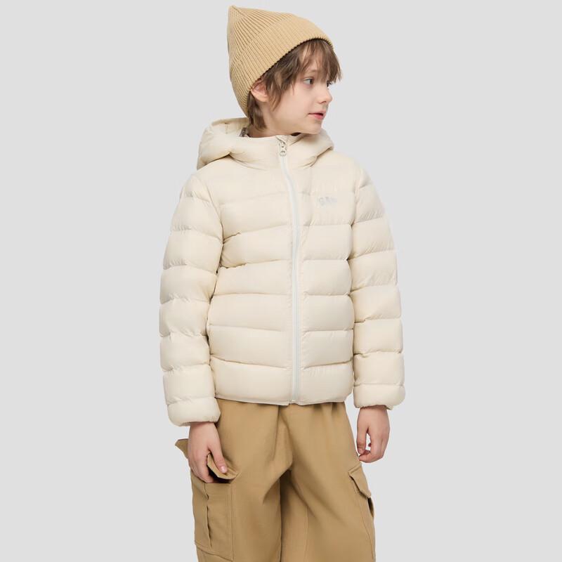 Gap Kids' Unisex Lightweight Logo Hooded Down Jacket