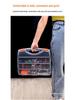 Portable Transparent Plastic Parts Organizer - Thickened Screw & Accessories Storage for Electricians