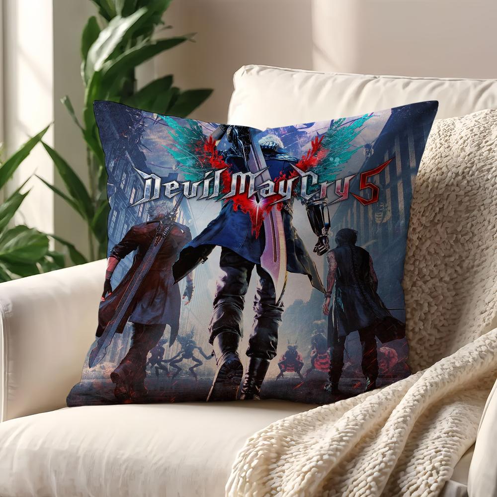 Devil May Cry cushion cover For Pillow Printing Sofa Decoration Home Car Room Coffee Shop Office Nordic Simplicity
