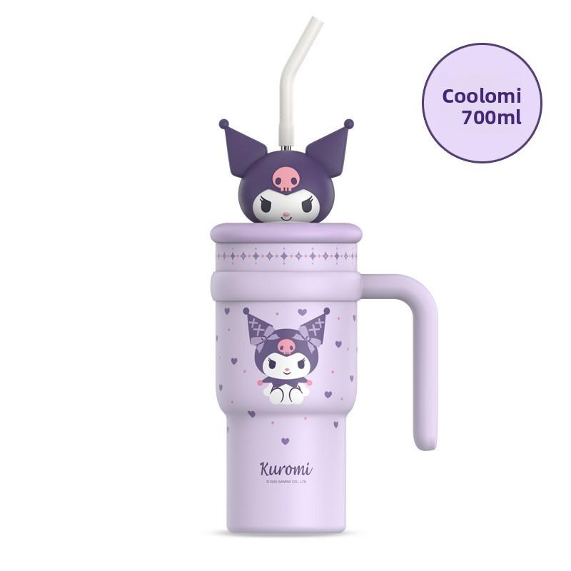 Sanrio Hello Kitty Insulated Travel Mug With Straw And Large Capacity For Kids And Adults