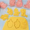 Plastic Biscuit Mold Cookie Embossing Moulds Single Horn Horse Shape Cookie Mold