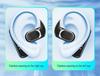 Bluetooth Wireless Stereo Ear-Hook Headset with Digital Display - Universal Fit