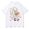 Letní trička s krátkým rukávem Funny Kawaii Streetwear Gym Tričko s krátkým rukávem Husí Astarion Graphic TRIKS Žena Y2k Top Trička