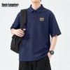 Mark Fairwhale Men's Waffle Knit Polo Short Sleeve T-Shirt