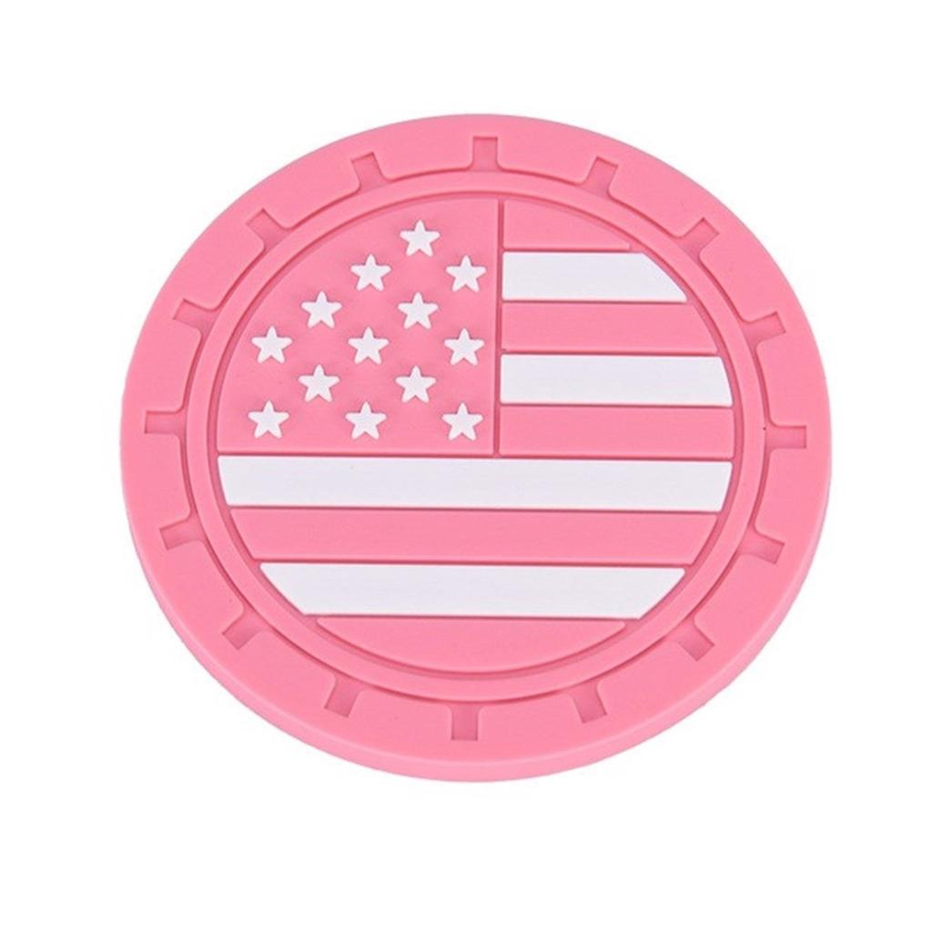 Auto Interior Car Circle Cup Holder Coasters Vehicle Anti Slip Cup Holder Insert Drink Universal Pad Mat for Home Office