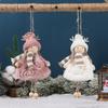 Christmas Doll Hanging Ornament Christmas Tree Angel Doll Hanging Toys Xmas Plush Doll Pendants Ornament Birthday Kids Gifts