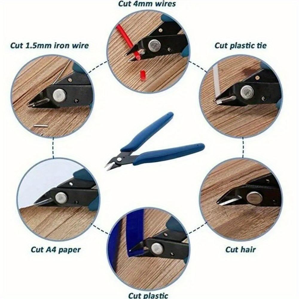 1PC170 Oblique Pliers Plastic Nozzle Electronic Scissors Oblique Nozzle Pliers DIY Ruyi Shear Pliers Thin Mouth Repair
