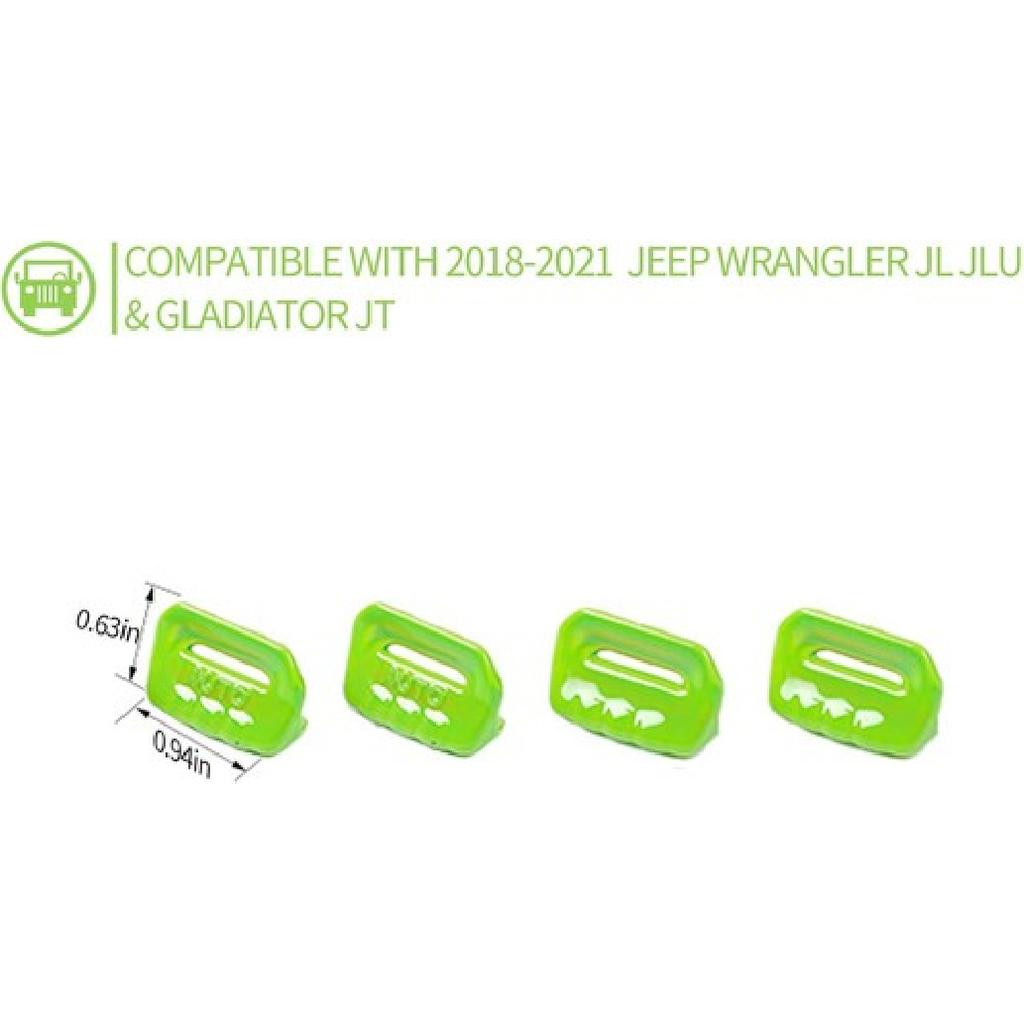 Window Switch Button Cover Trim Interior Accessories Fit for 2018-2025 JL JLU &