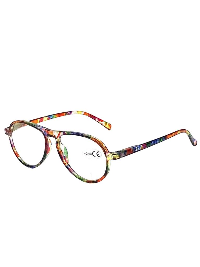 New fashion colorful reading glasses HD spring leg design for ladies middle-aged and elderly people