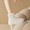 White Snow Boots Winter New Velvet Thickened Outdoor Short Boots Platform Bread Cotton Shoes