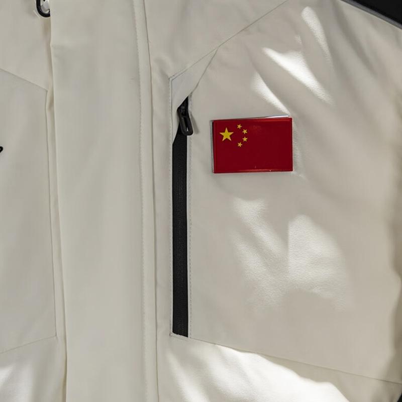 Li-Ning Winter Thick Hooded Down Jacket Women outerwear White AMYV516-1