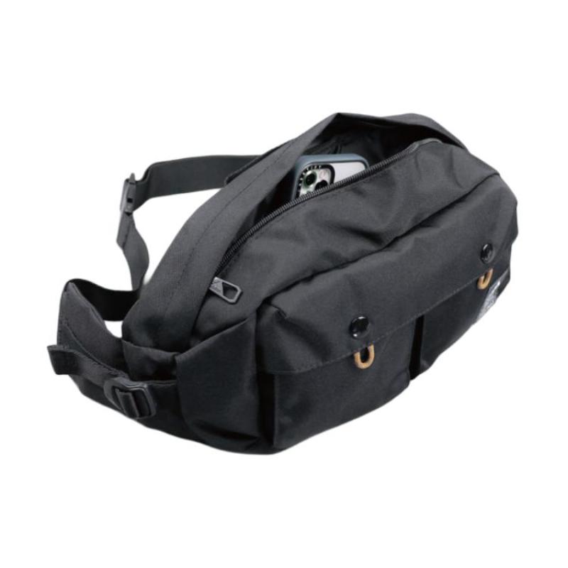 Adidas Polyester Sling Bag, Crossbody Bag, Fanny Pack Regular Men's Pure Black Adidas HE2690