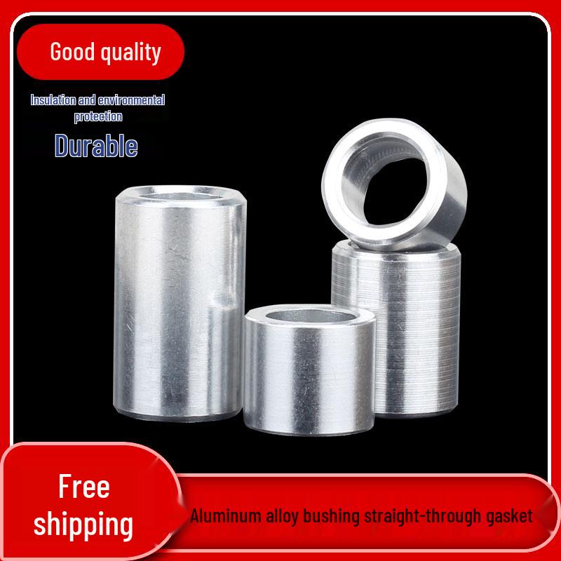 Round Aluminum Alloy Shaft Sleeves & Flat Washer Gaskets (M2-M6.5)