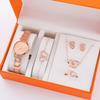 Temperament Steel Belt Women'S Watch Watch Fashion Simple Trend Women'S Quartz Watch Bracelet Set