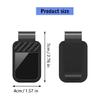 ABS Materials Car Sunglasses Holder With Soft Padding Multipurpose Organizers for Glasses Tickets Quick Installation