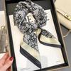 High-end H character fashion temperament spring and autumn 71 silk square scarf women's silk scarf mulberry silk Korean version summer neck protecti