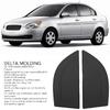 Akozon Rear Door Delta 2pcs Rear Door Outside Pillar Left Right Replacement for Accent 2006‑2010 838301E000