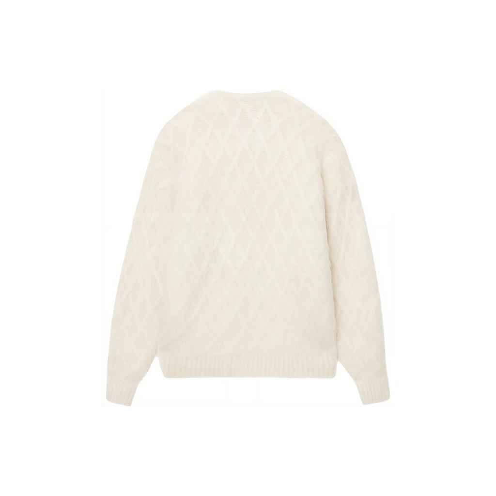 Stussy Fuzzy Lattice Crew Sweater 117198