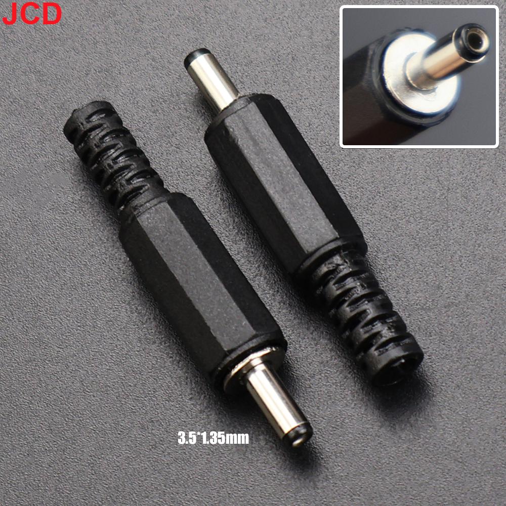JCD 5/10pcs DC Power Plug 2.5x0.7mm 3.5x1.35m 5.5x2.1mm 5.5x2.5mm DC Connector Male Adapter Charging Solder Plug Jack