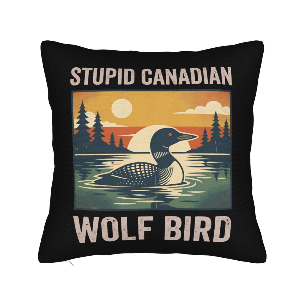 Minnesota Common Loon State, Heart, Home State Heated Rivalry Pillowcase Cushion Cover Throw Pillow Case Cover Seater 40X40Cm