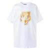 ONITSUKA TIGER Logo Print Casual Loose Short Sleeve T-Shirt Unisex Tops White 2183A460-103