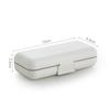Dustproof Pill Organizer Double Sealing Compact for Home Outdoor Office 8 Grids