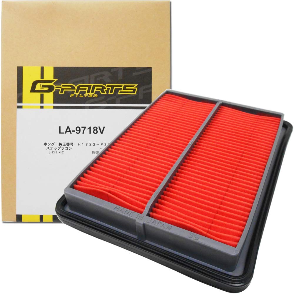 

G-PARTS Air Filter Air for Honda Step Wagon (E-RF1, GF-RF1, E-RF2, GF-RF2), AH18, Genuine Filter Manufacturer, Original Brand Model RF1 RF2