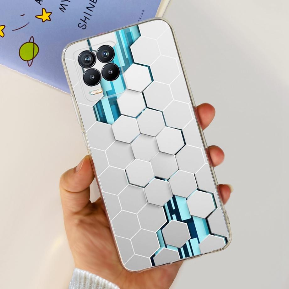 For Realme 8 8i 8Pro 4G 5G Phone Case Clear Soft TPU Silicone Back Cover Cool Cartoon Girly Bumper On Realme8 8 Pro Slim Coques