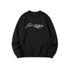 Men's Sweatshirts Men's Black Crew Neck Moderate Regular