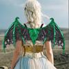 Glittering Dragon Wing Costume Accessory Role Playing Easy Wear For Cosplay And Halloween Parties