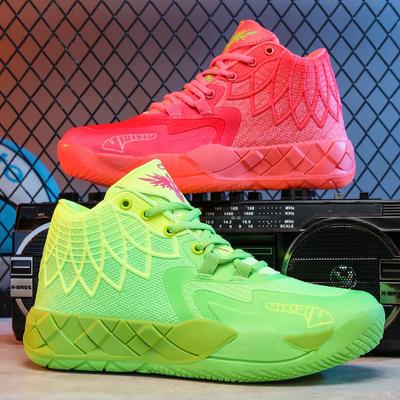 Mode Herren Basketballschuhe Atmungsaktiv Gepolsterte Professionelles Training Basketball Sneakers Rutschfeste Verschleißfeste Turnschuhe